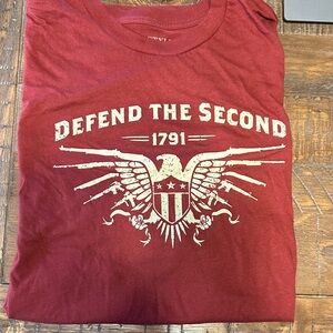 Red Grunt Style Graphic T-Shirt